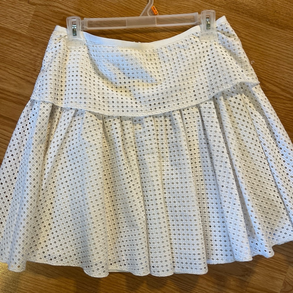Rag & Bone White Euelet Skirt Size 4‎